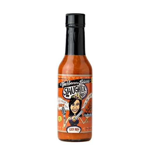 habanero pepper sauce bottle