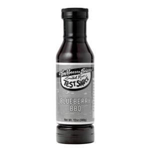 Blueberry BBQ Bottle oz hot sauce by Torchbearer Sauces