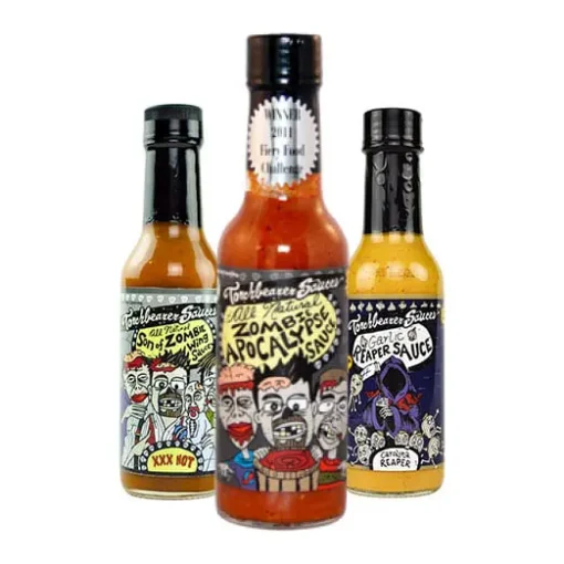 3-pack of Hot Ones sauces for sale