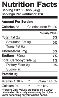 Nutrition Information