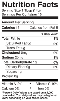 Nutrition Information